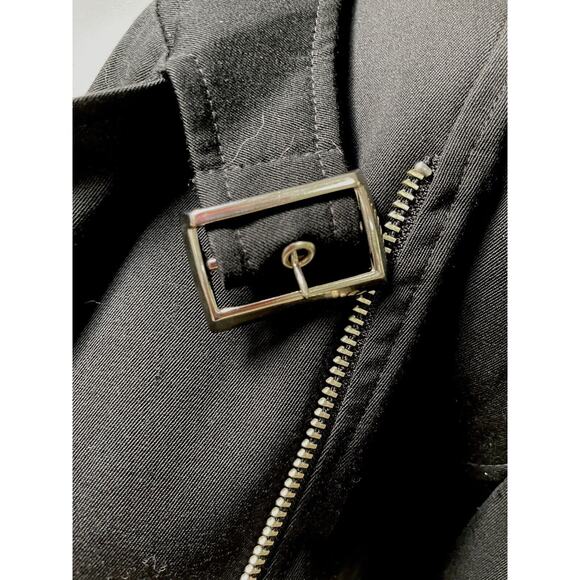 PARASUCO Vintage Black Silver Zipper jacket Blazer Wool 5 6 Canada - Picture 4 of 12